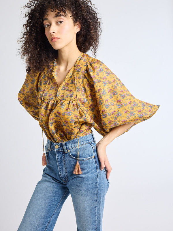 Charlie Top in Rattan Floral — view 2