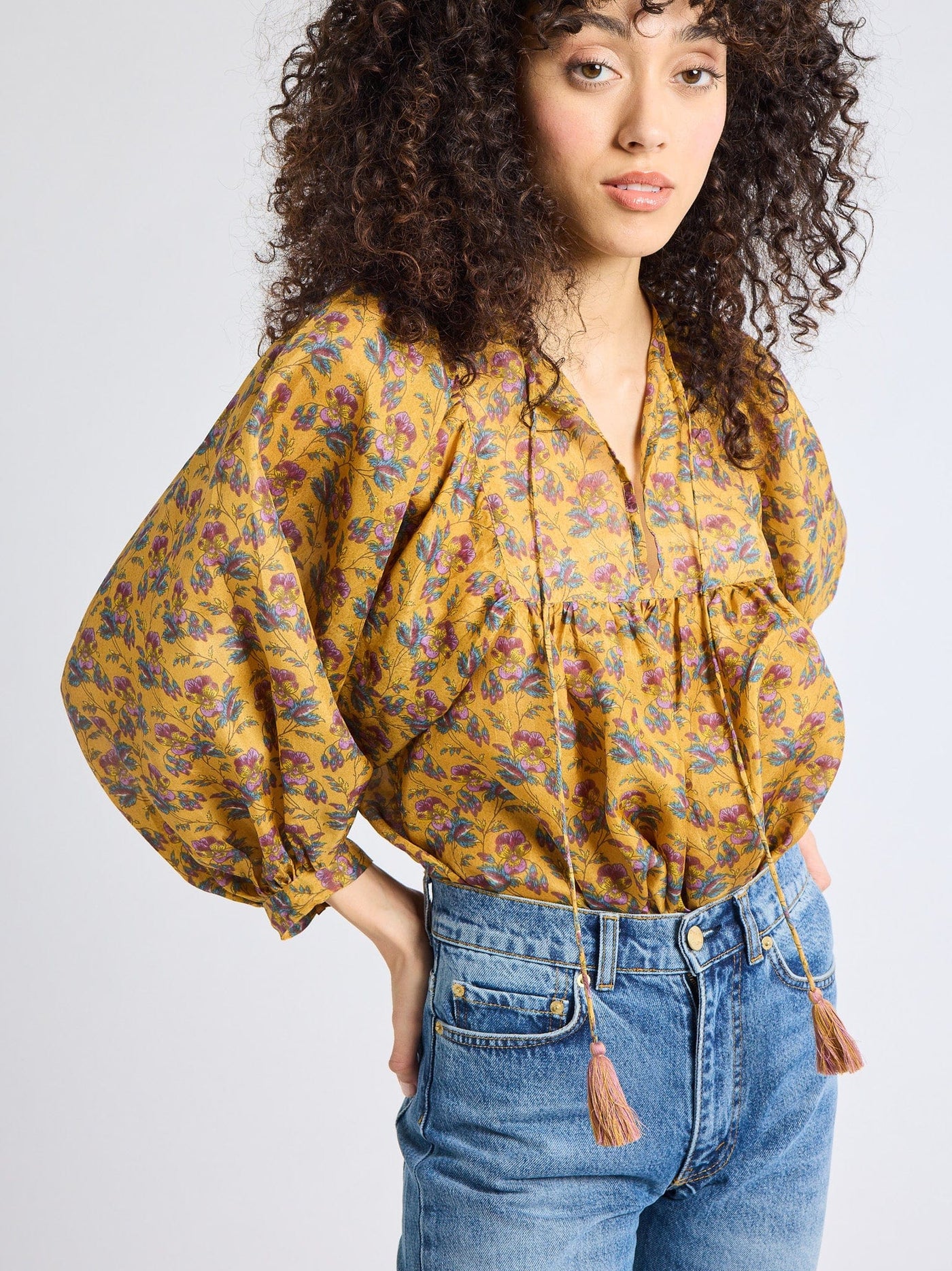 MILLE Clothing Charlie Top in Rattan Floral