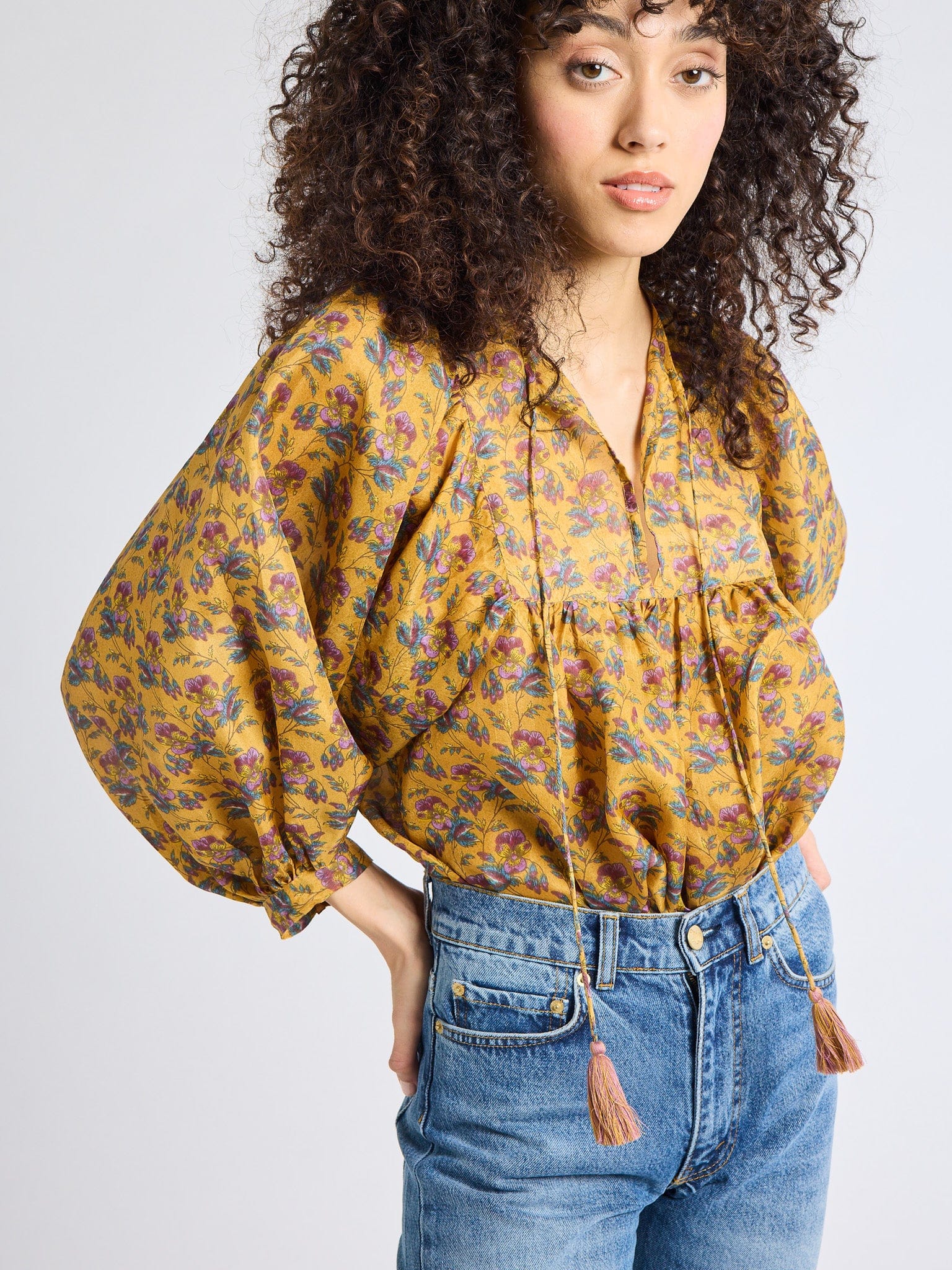 MILLE Clothing Charlie Top in Rattan Floral