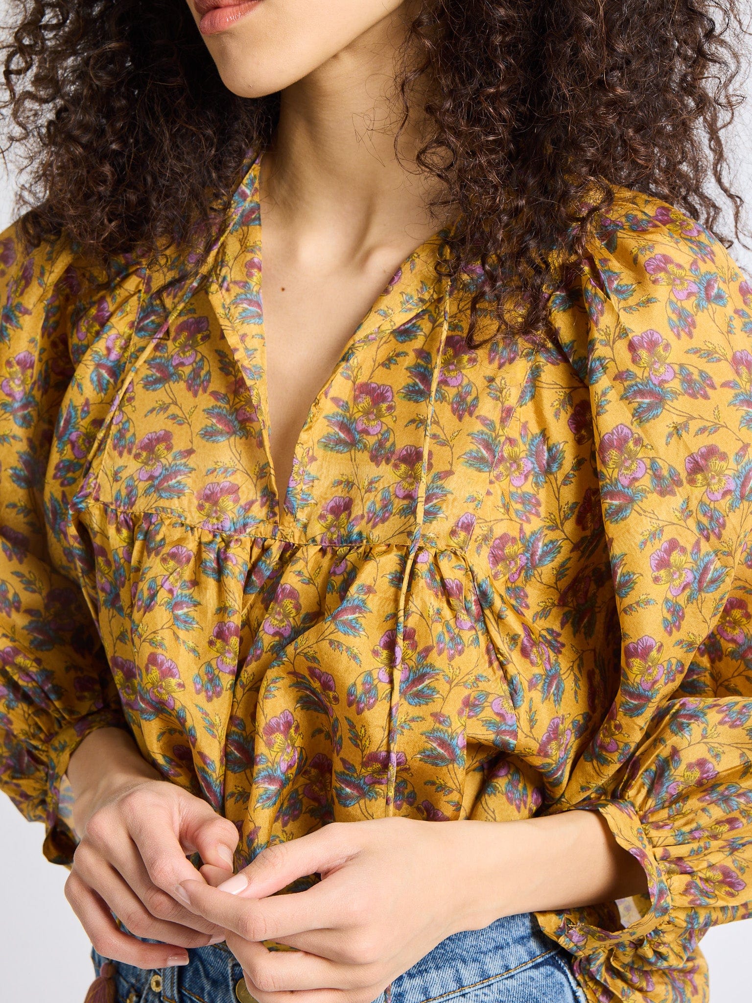 MILLE Clothing Charlie Top in Rattan Floral