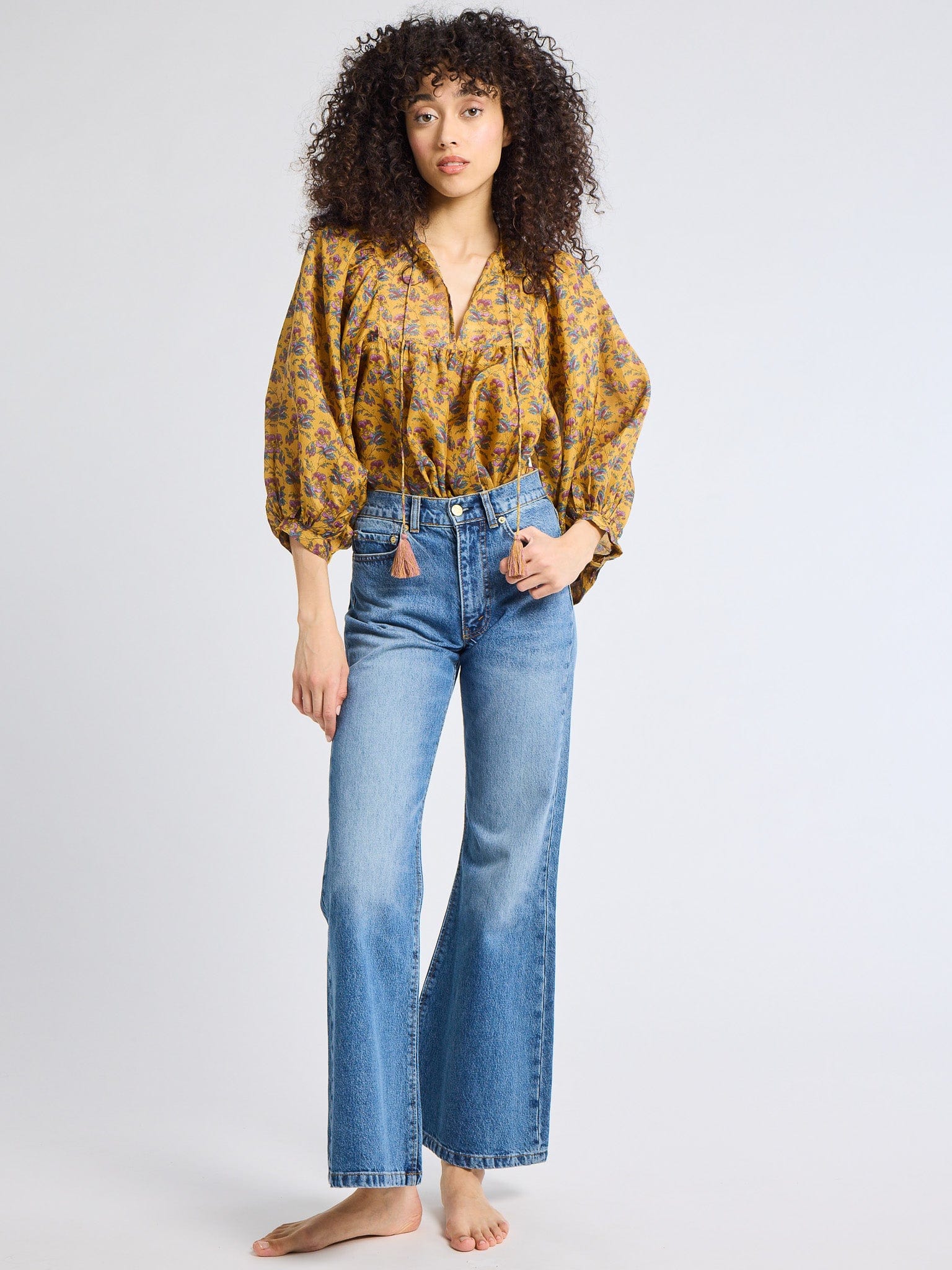 MILLE Clothing Charlie Top in Rattan Floral