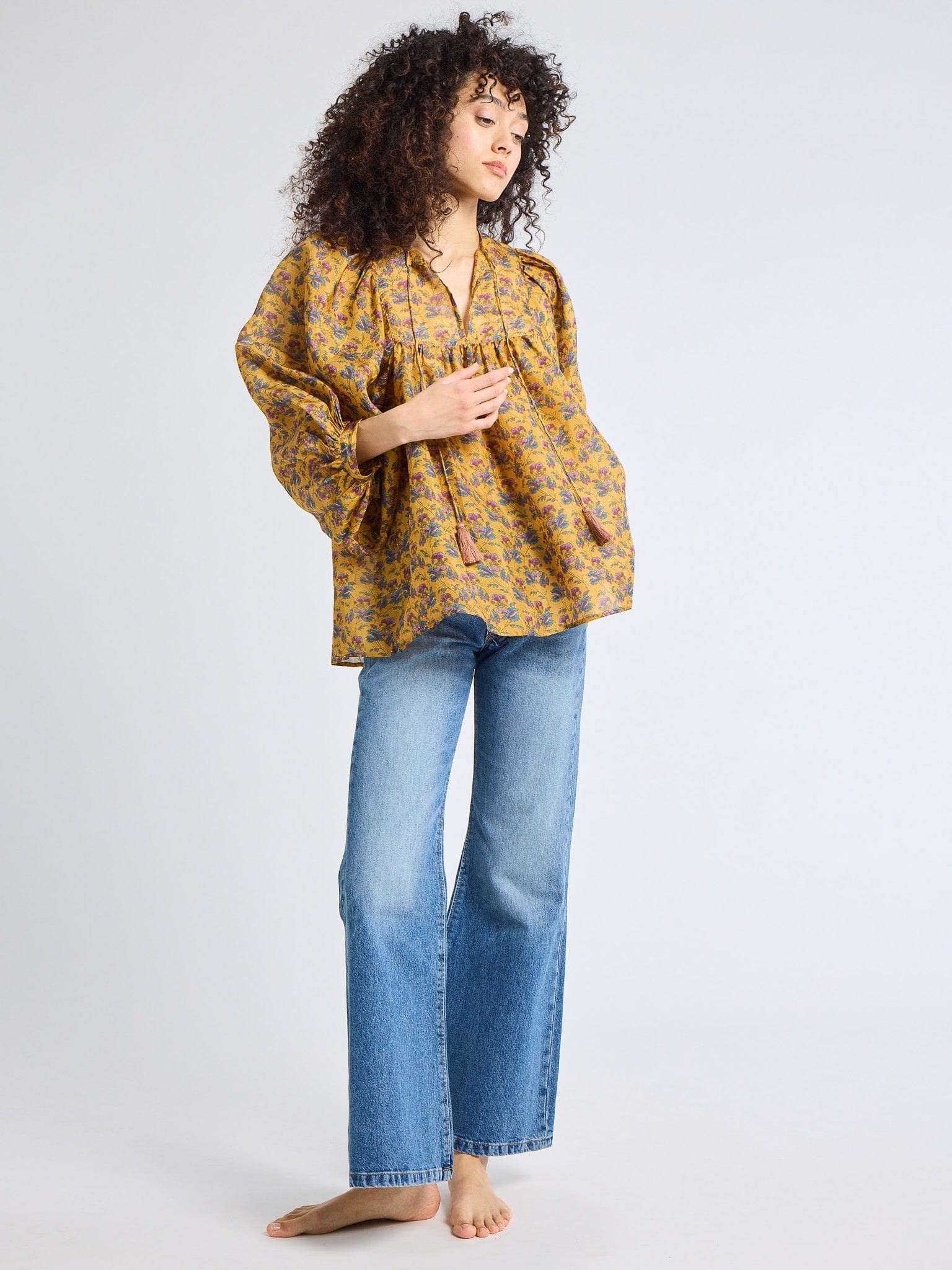 MILLE Clothing Charlie Top in Rattan Floral