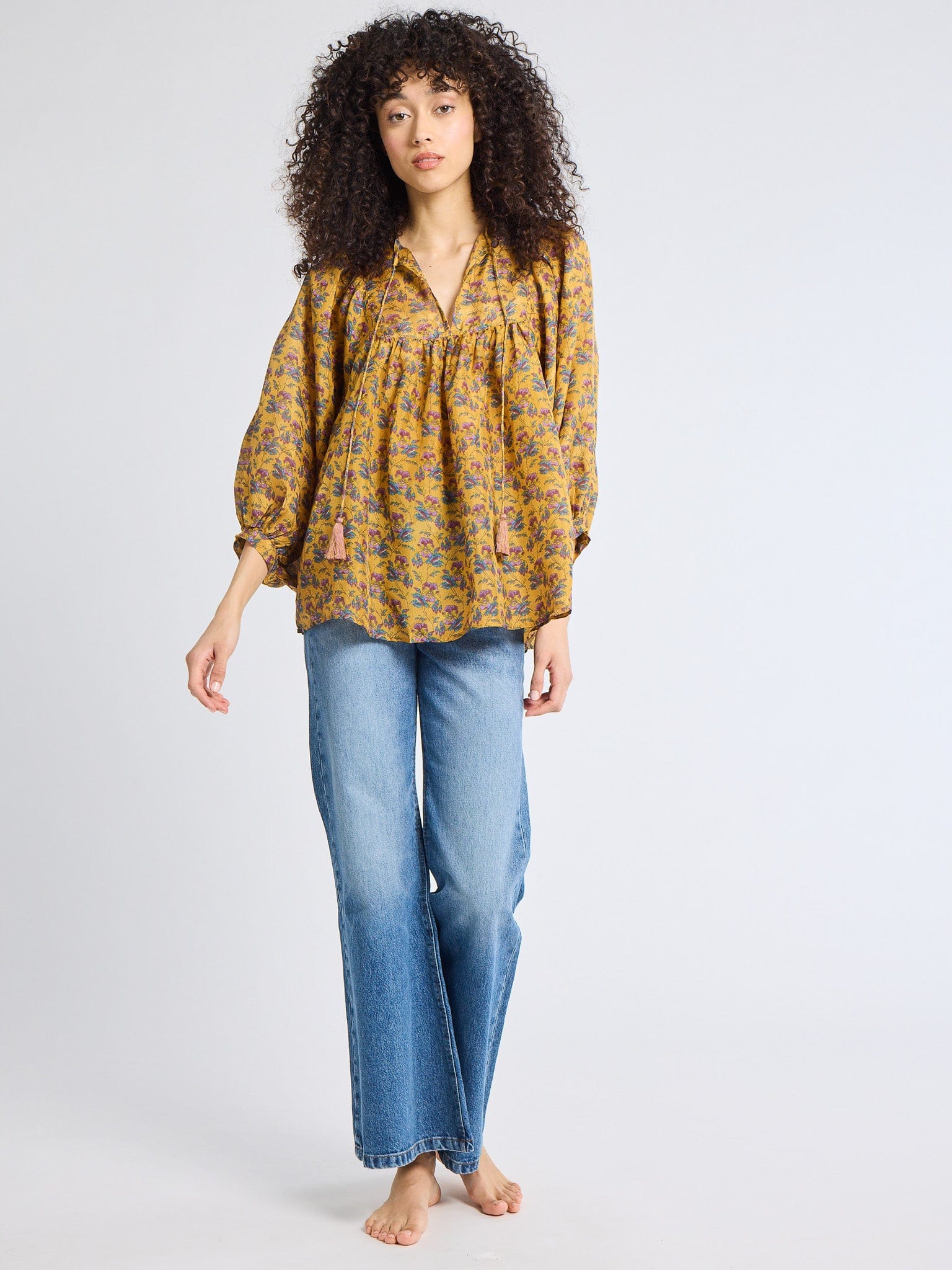 MILLE Clothing Charlie Top in Rattan Floral