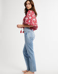 MILLE Clothing Charlie Top in Red Zinnia