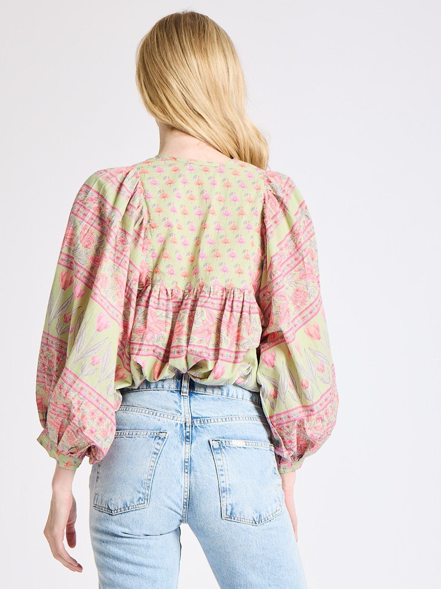 Charlie Top in Tulip Print – MILLE