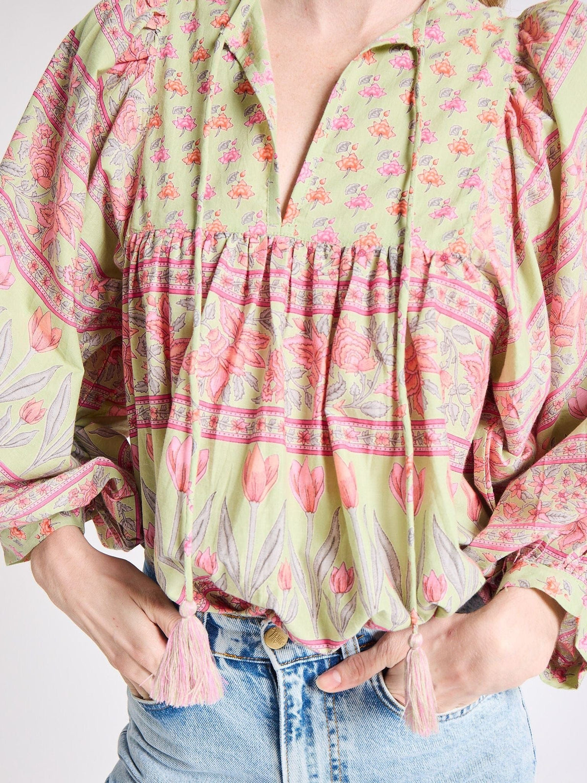 Charlie Top in Tulip Print — The print