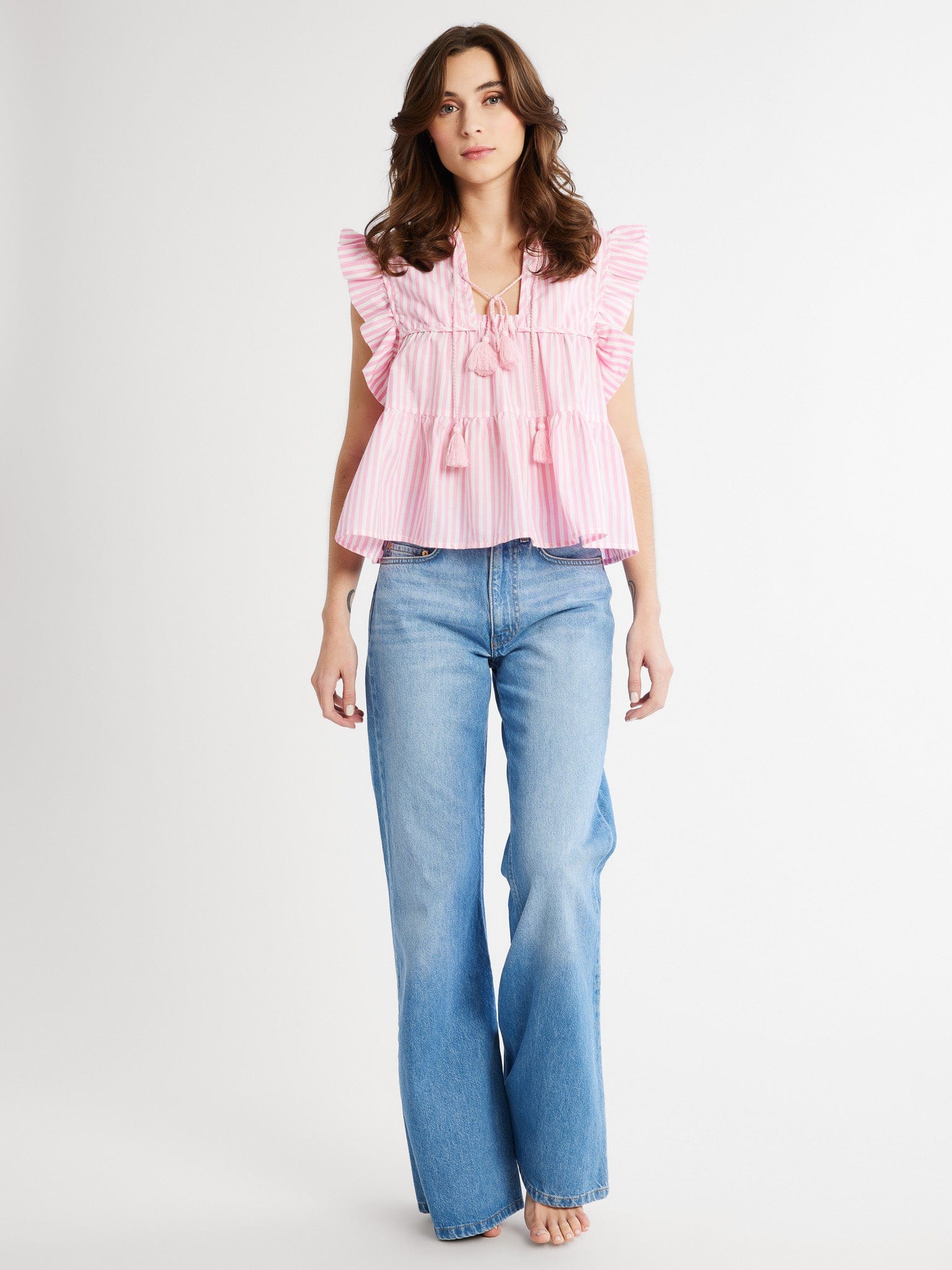 ANDMARY】Chelsea ribbon tops