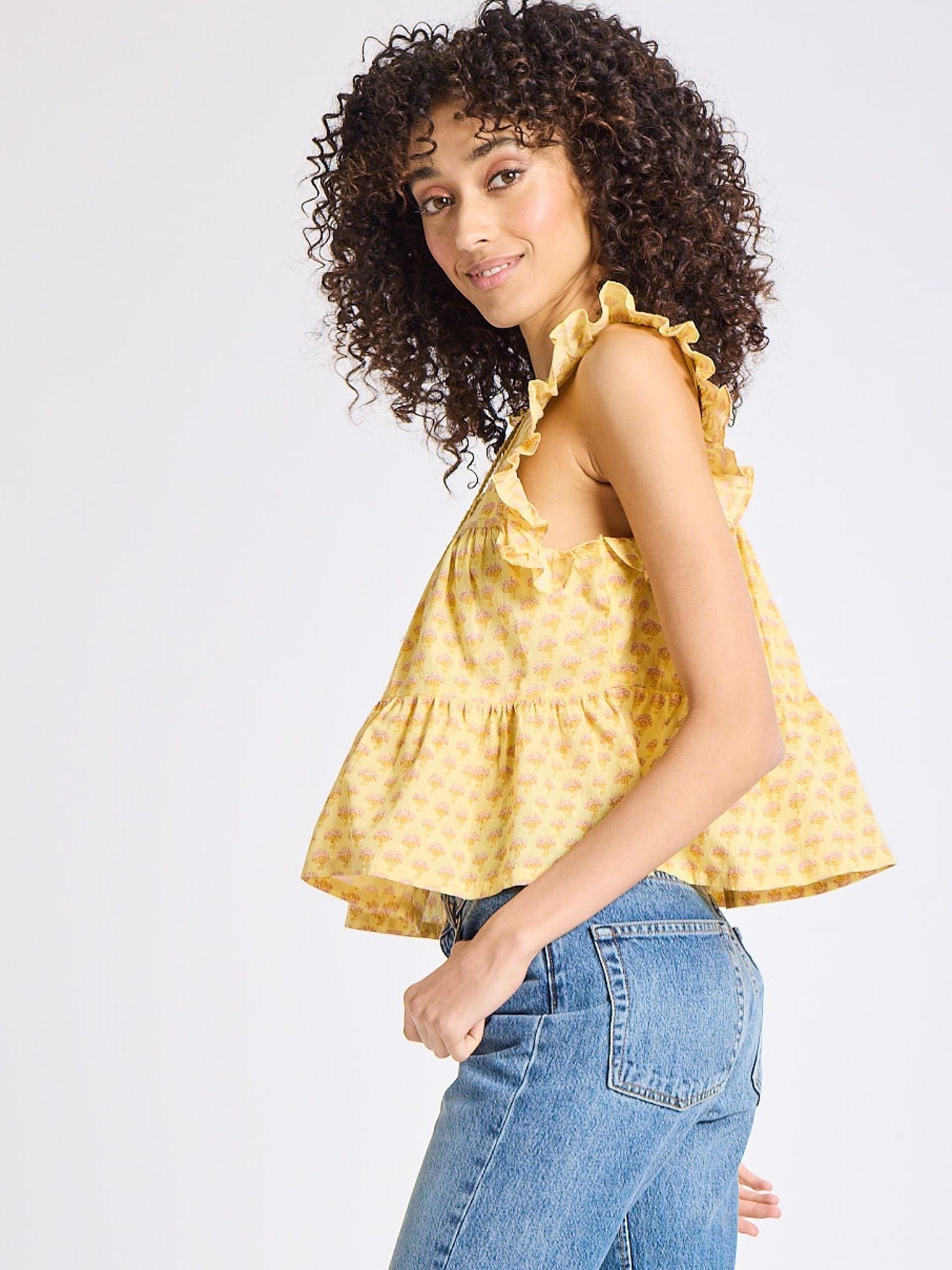 MILLE Clothing Chelsea Top in Buttercup