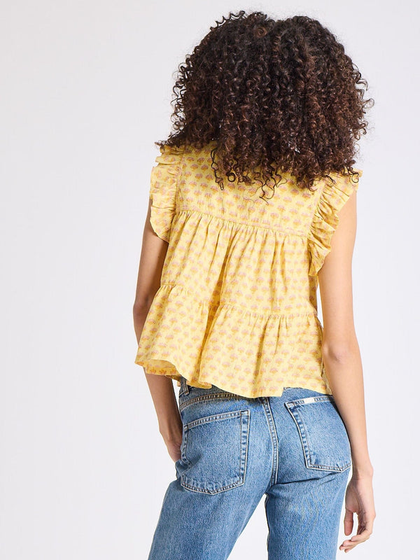 Chelsea Top in Buttercup — view 4