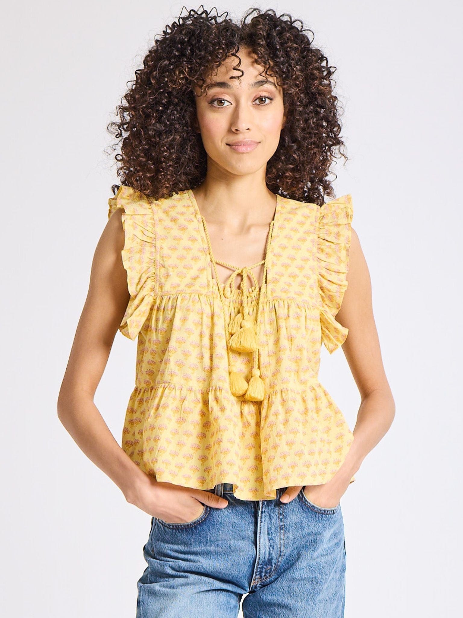 MILLE Clothing Chelsea Top in Buttercup
