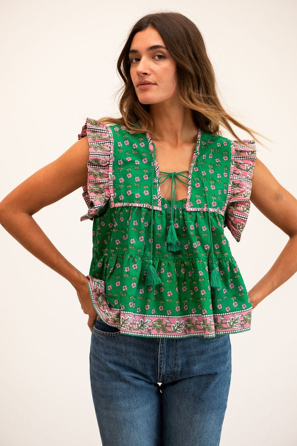 Chelsea Top in Jelly Bean — view 6