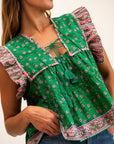 MILLE Clothing Chelsea Top in Jelly Bean