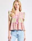 MILLE Clothing Chelsea Top in Tulip Print
