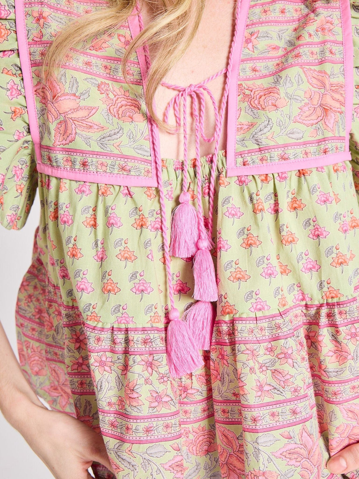 Chelsea Top in Tulip Print — The print