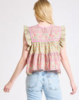 MILLE Clothing Chelsea Top in Tulip Print