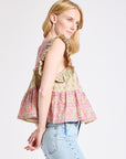 MILLE Clothing Chelsea Top in Tulip Print