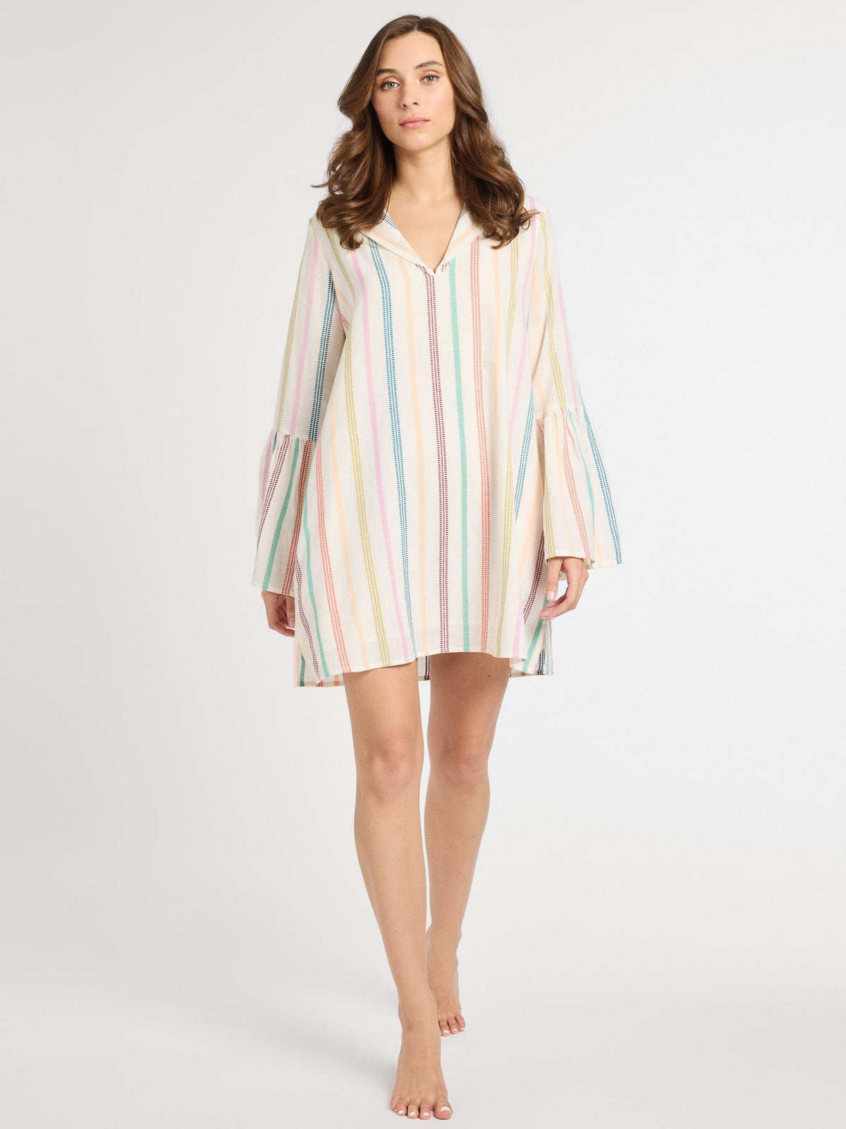 Chloe Dress in Mallorca Stripe — The cloth