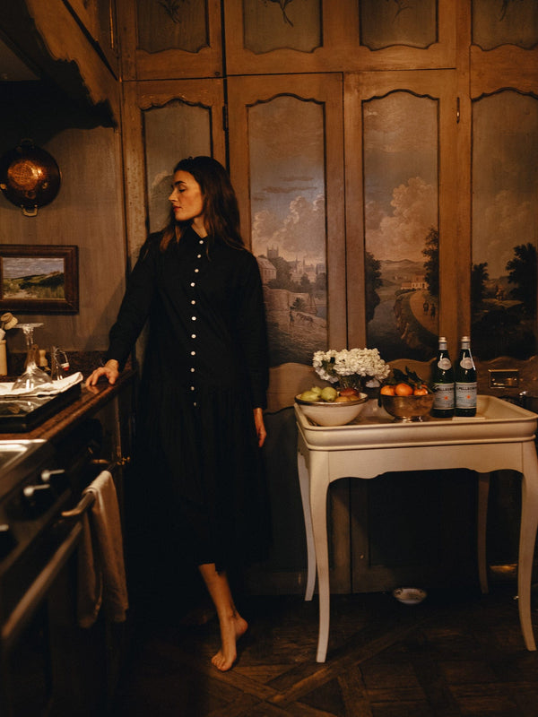 Clare Dress in Black — view 9
