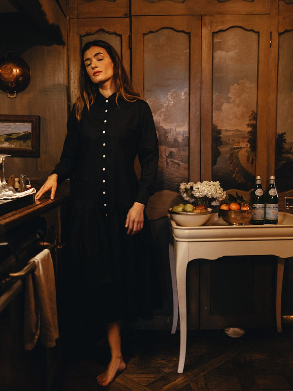 Clare Dress in Black — view 5