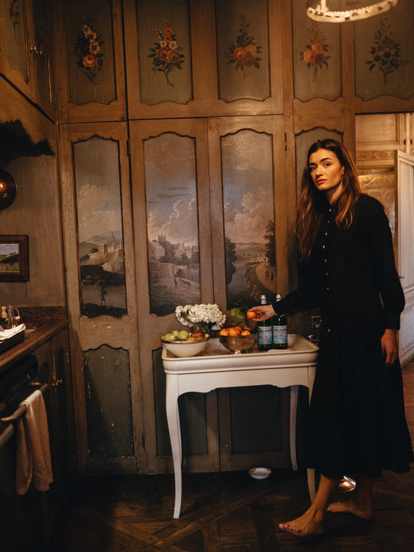 Clare Dress in Black — view 4