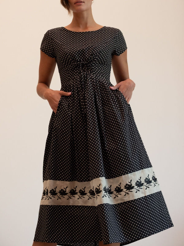 Clementine Dress in Polka Dot — view 6
