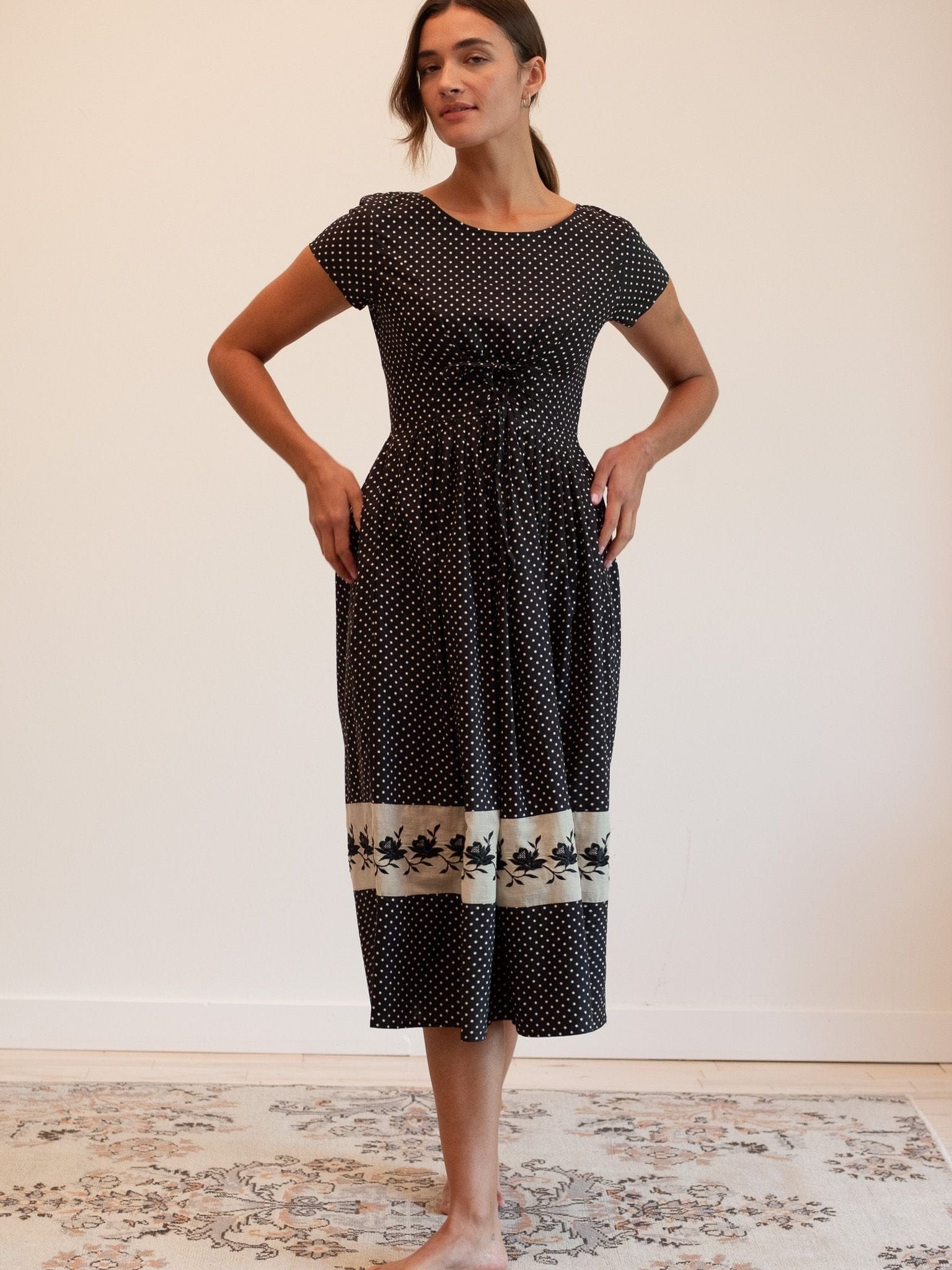 MILLE Clothing Clementine Dress in Polka Dot