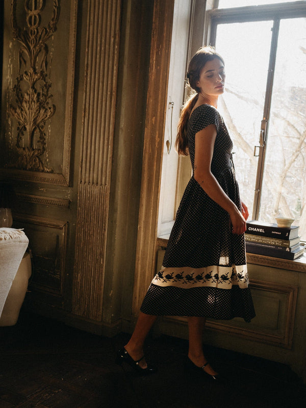 Clementine Dress in Polka Dot — view 18
