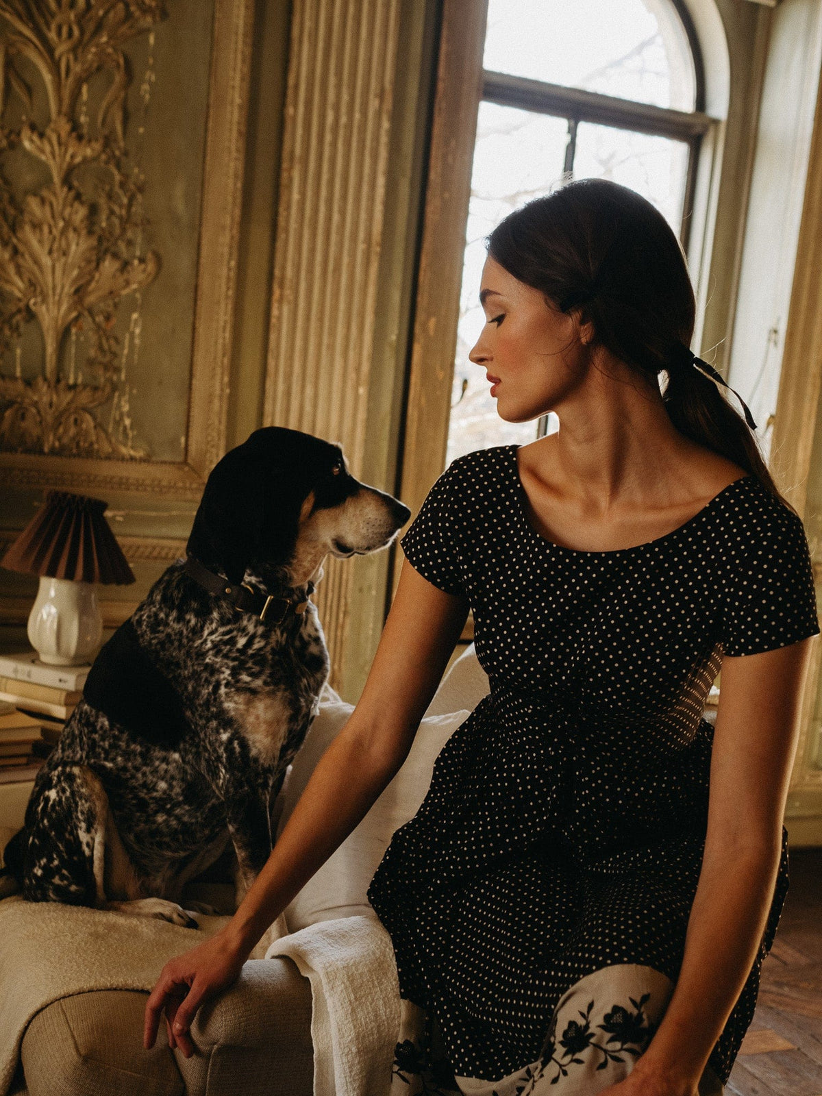 Clementine Dress in Polka Dot