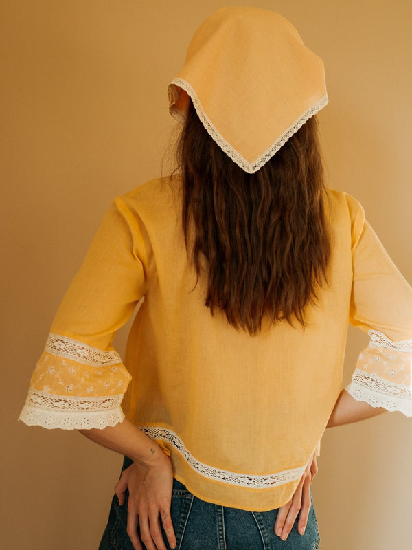 Cleo Top in Apricot — view 8