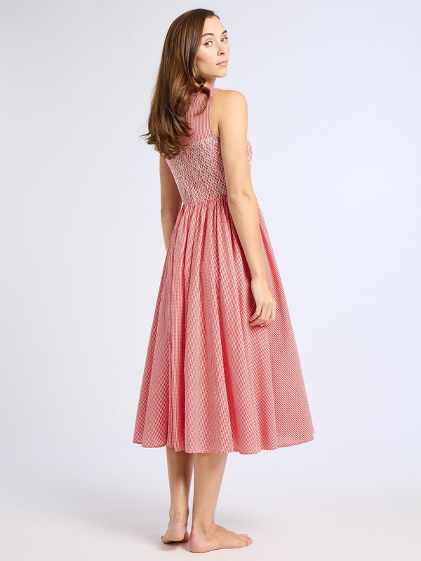 Coco Dress in Red Gingham — view 3