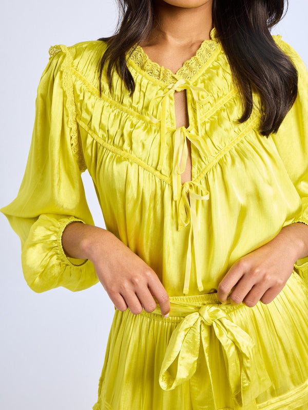 Colette Top in Citron — view 4