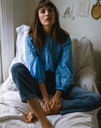 MILLE Clothing Constance Top in Cendre Blue