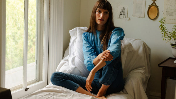 Constance Top in Cendre Blue — view 19