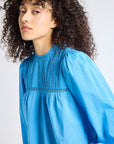 MILLE Clothing Constance Top in Cendre Blue