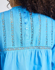 MILLE Clothing Constance Top in Cendre Blue