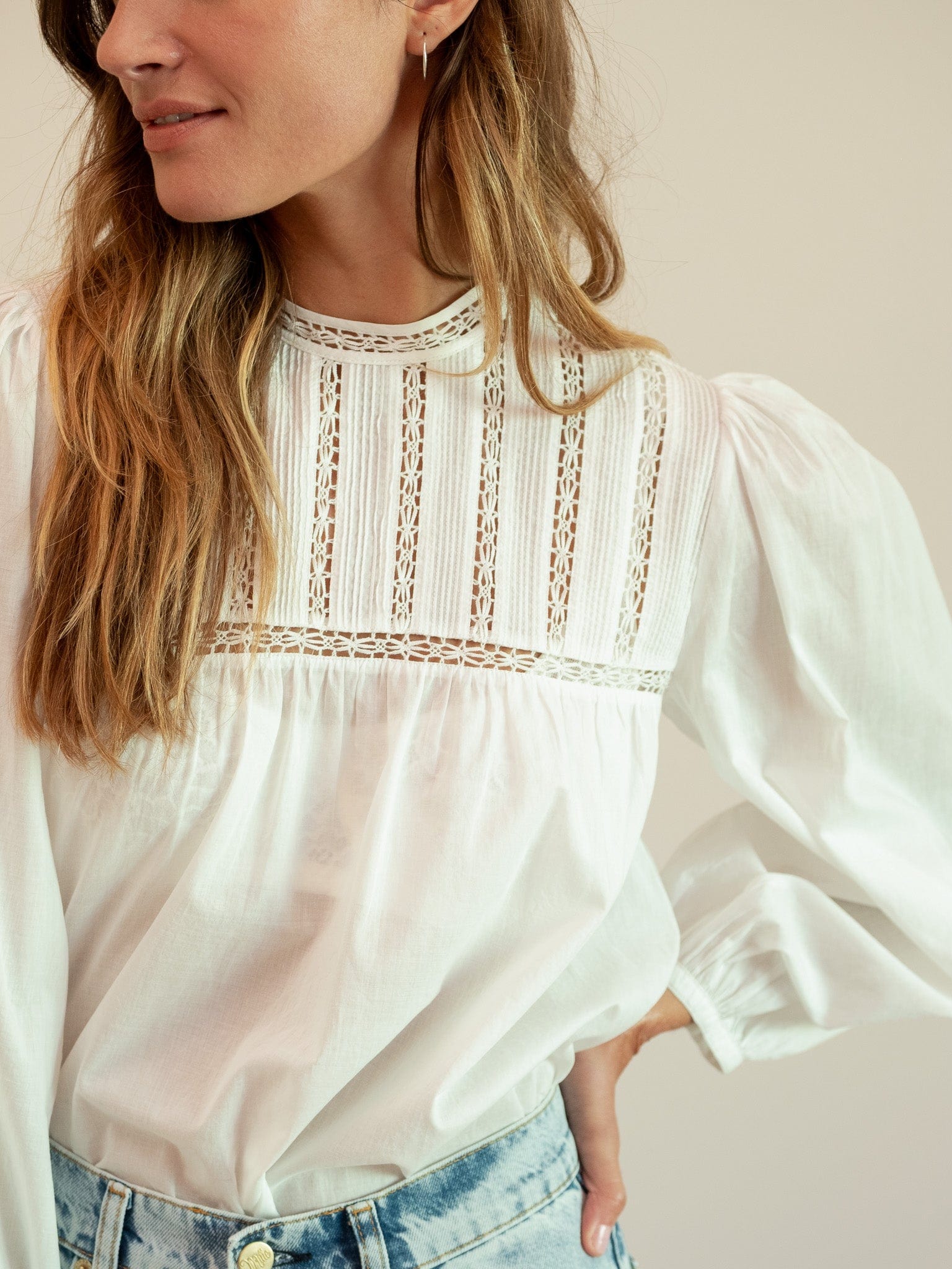 MILLE Clothing Constance Top in White
