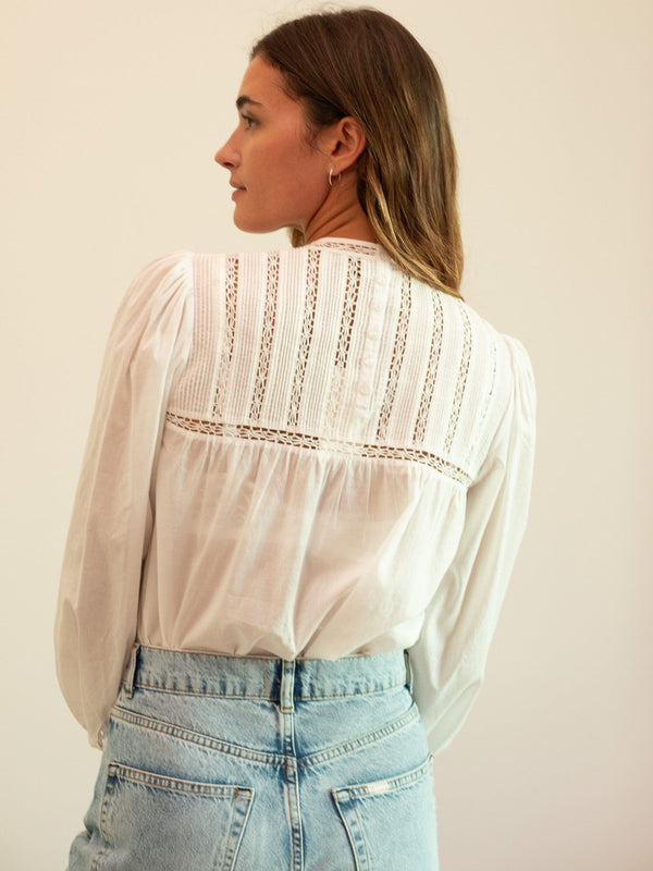 Constance Top in White — view 17