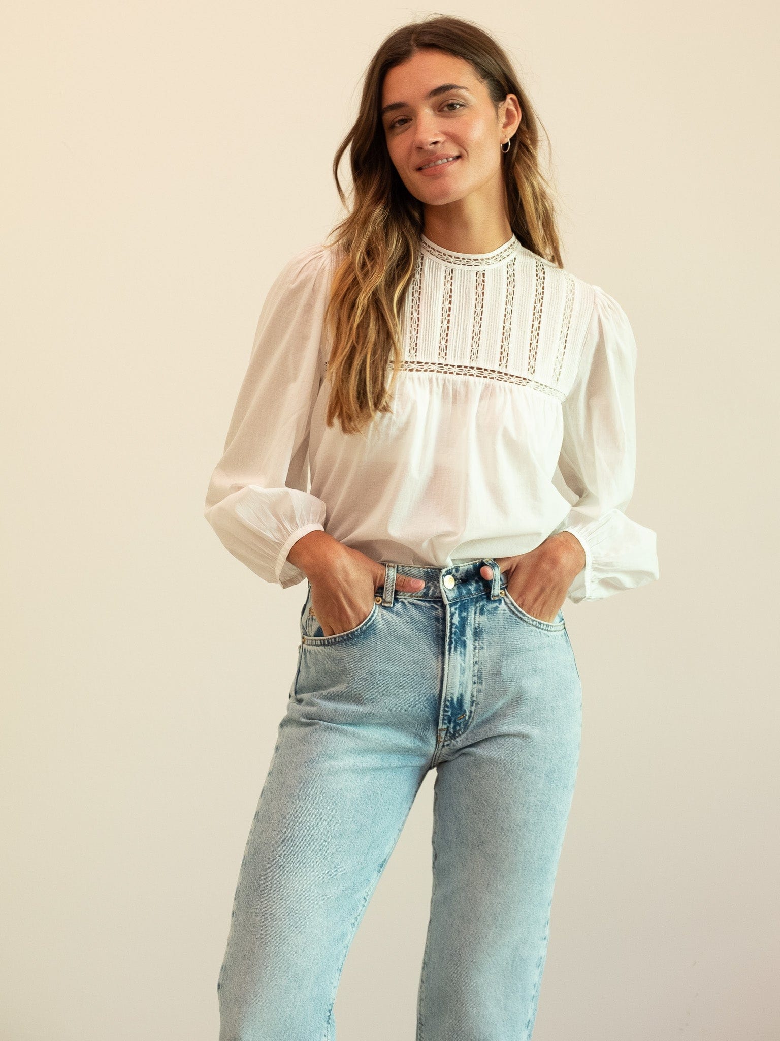 MILLE Clothing Constance Top in White