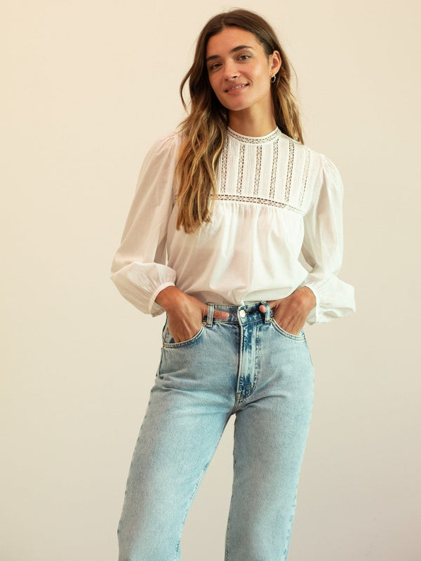 Constance Top in White — view 3