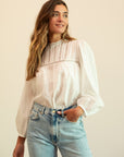 MILLE Clothing Constance Top in White