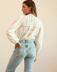 MILLE Clothing Constance Top in White