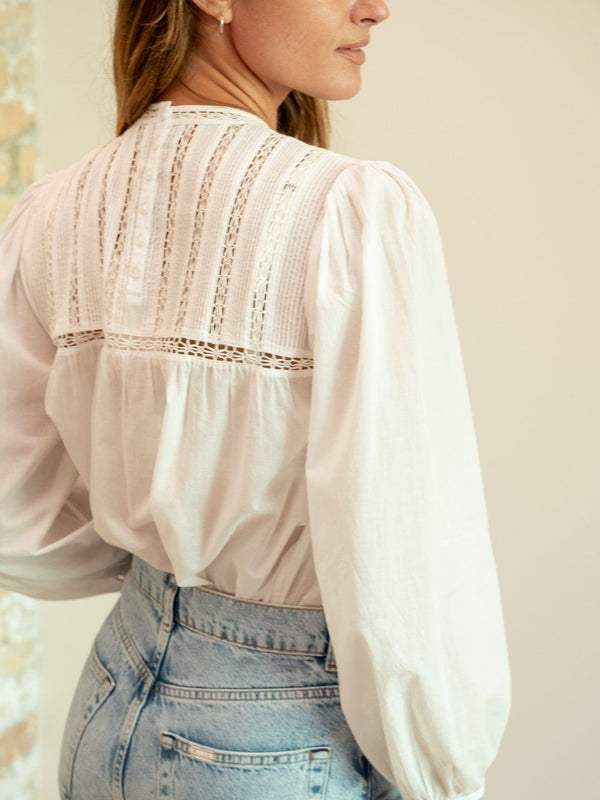 Constance Top in White — view 5