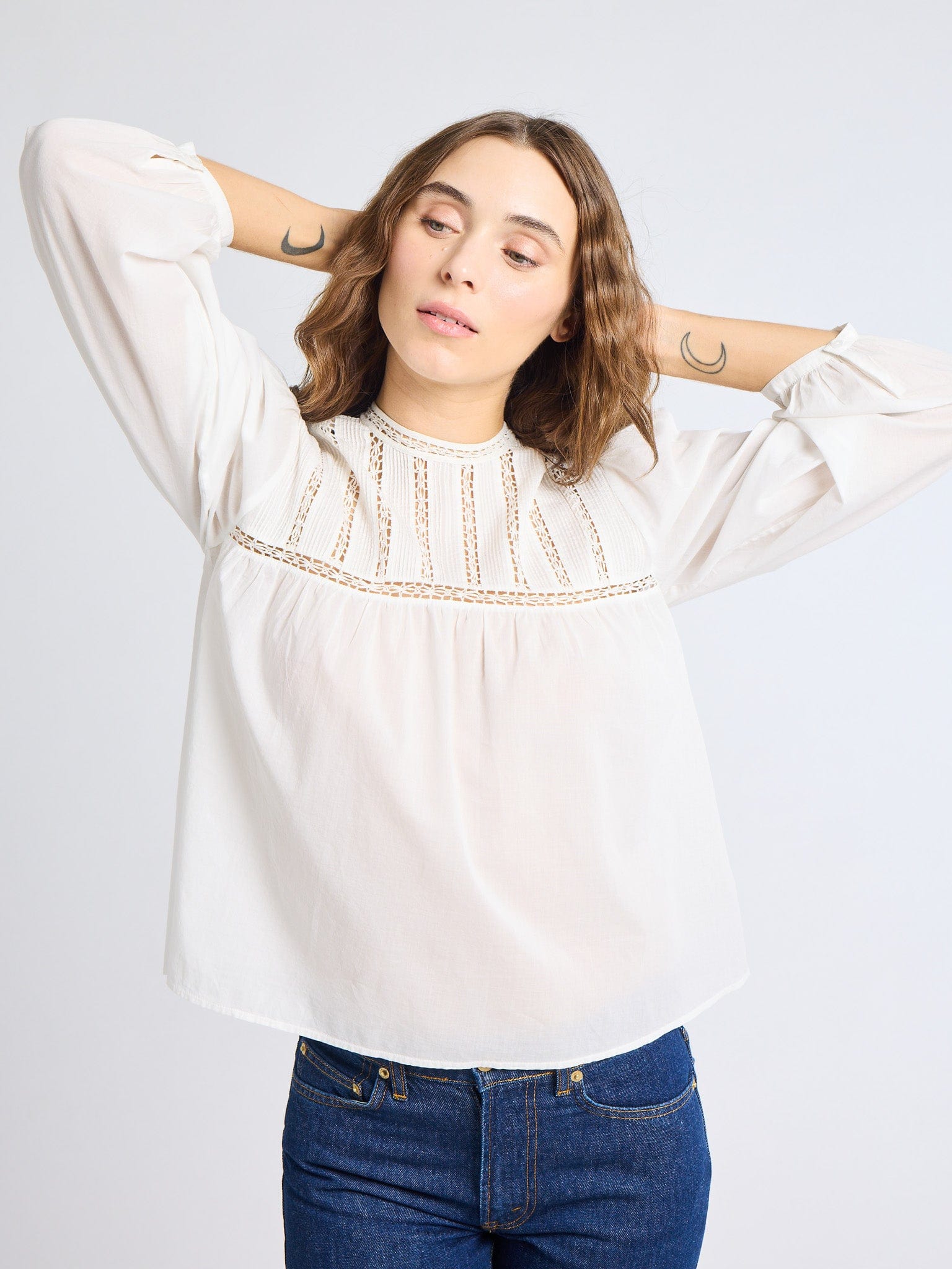 MILLE Clothing Constance Top in White
