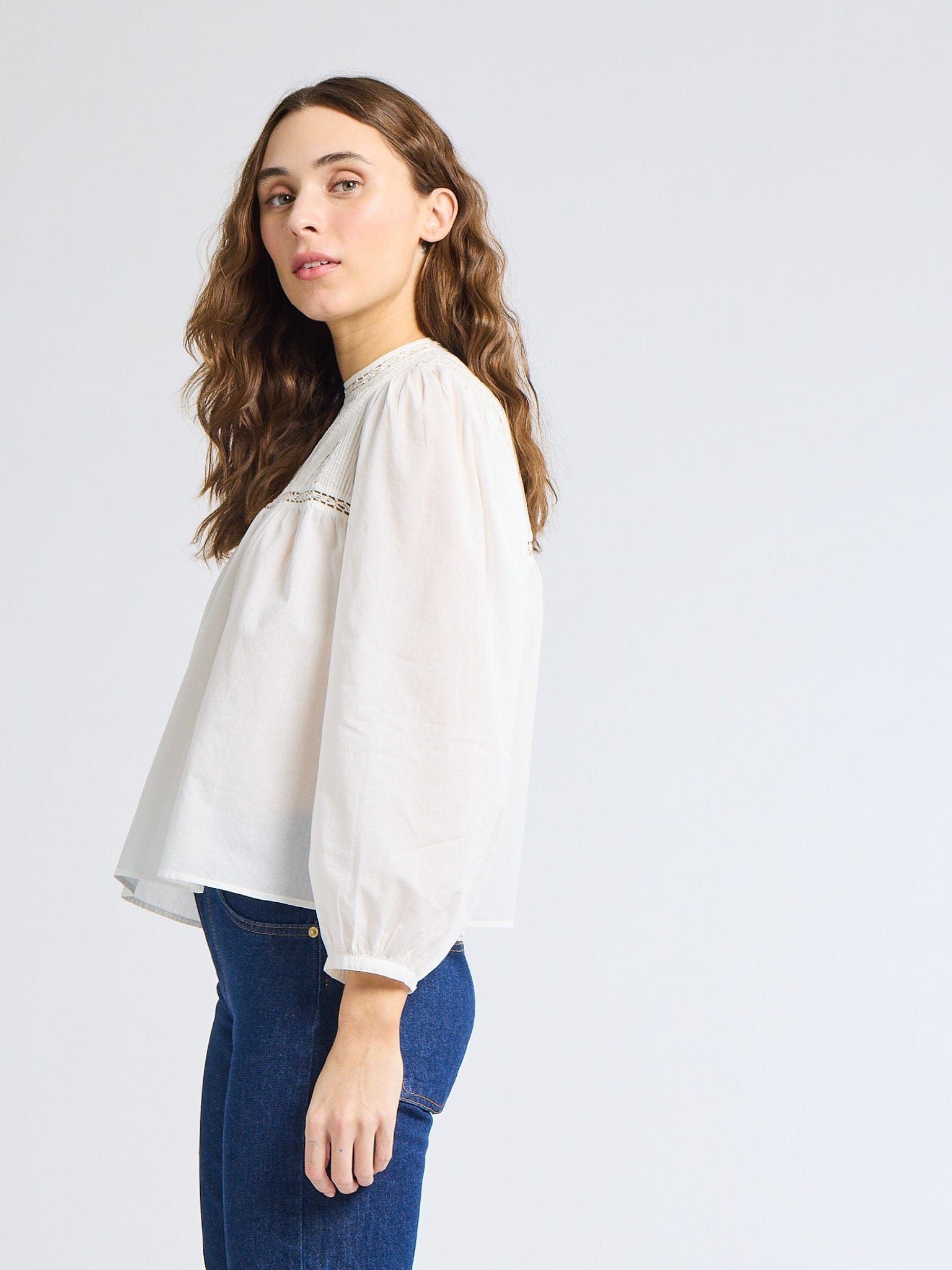 MILLE Clothing Constance Top in White