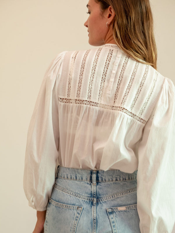 Constance Top in White — view 18