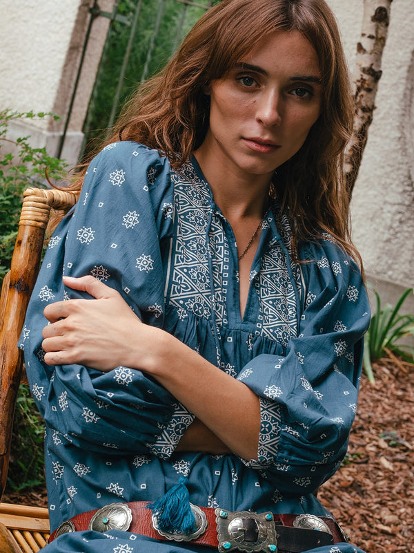 Daisy Dress in Bandana — view 4