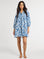 MILLE Clothing Daisy Dress in Blue Hibiscus