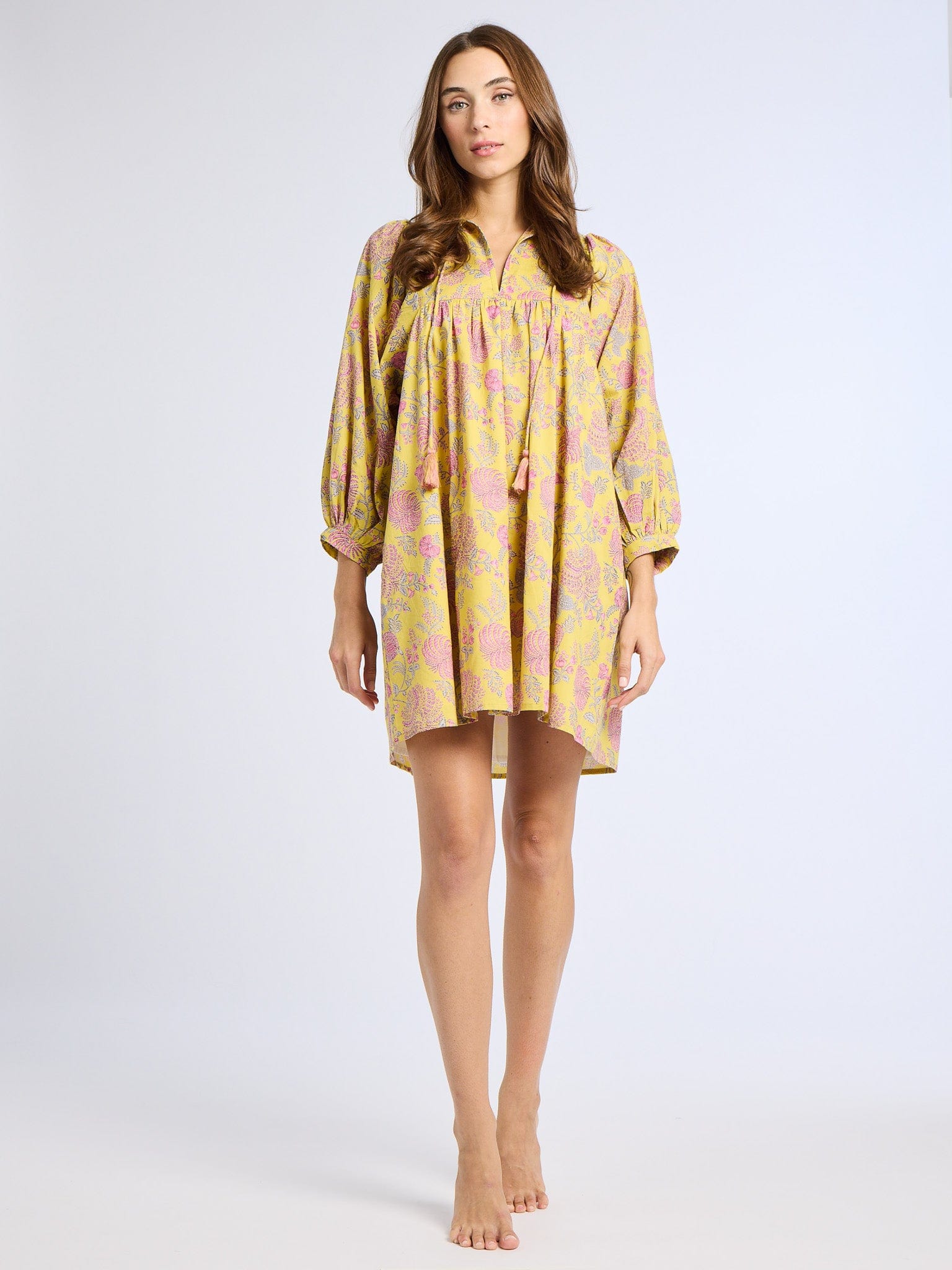 Daisy Dress in Citron Floral – MILLE