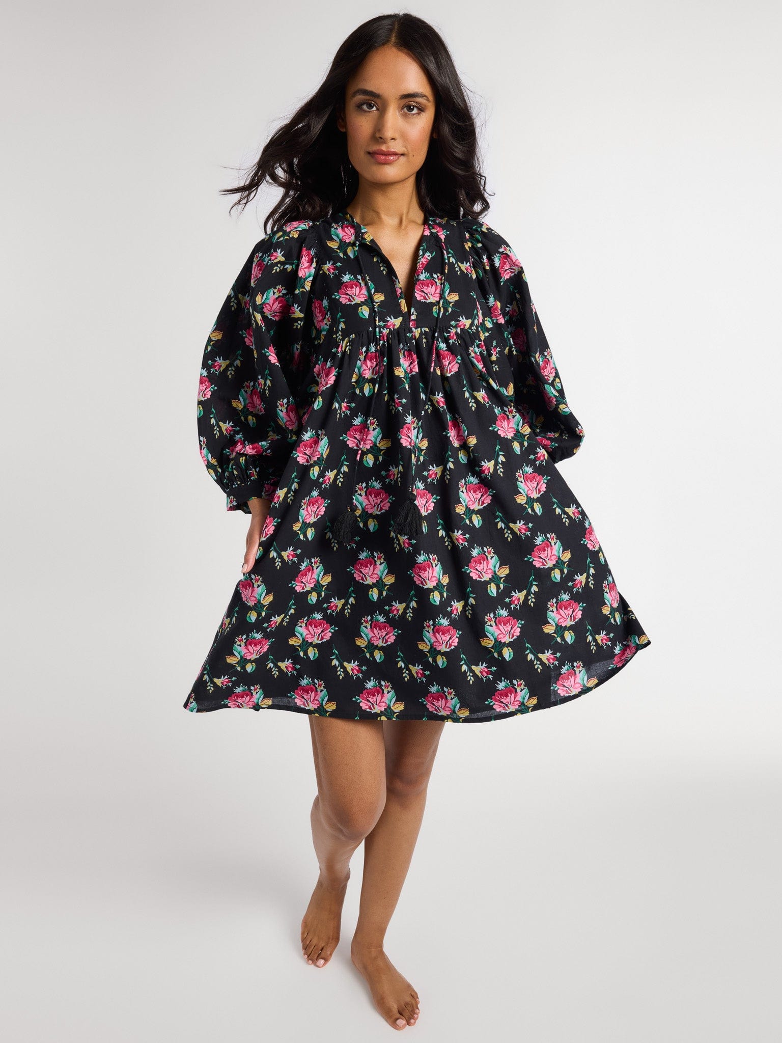 KAREN MILLEN■フローラルプリント ミダクシドレス Daisy Dress in Corsage – MILLE