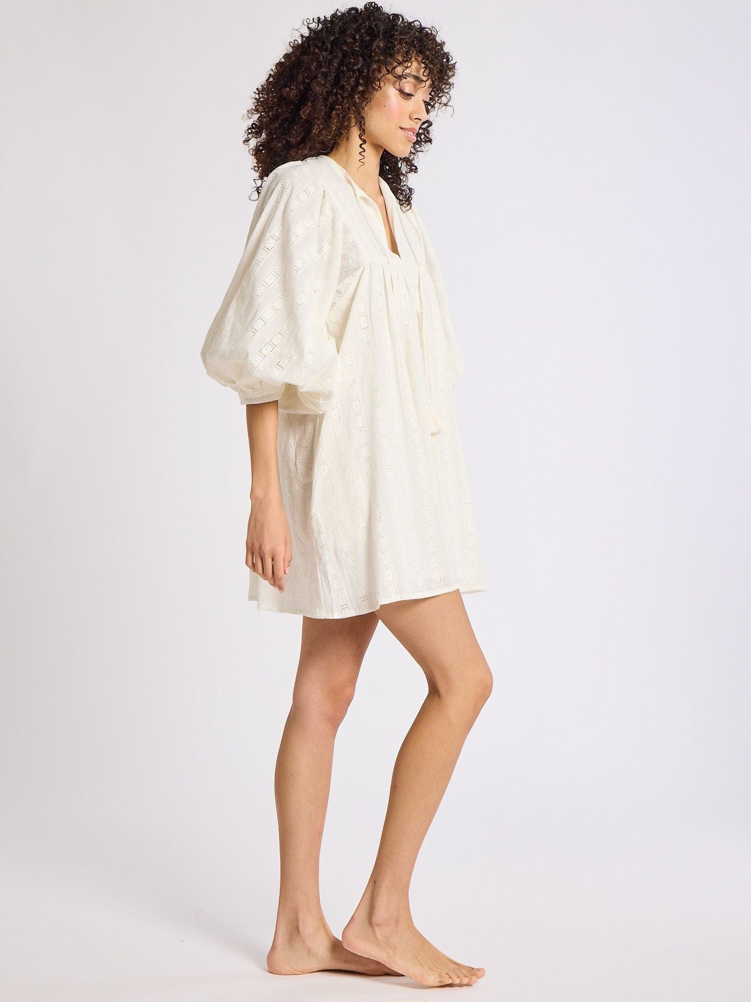 MILLE Clothing Daisy Dress in Ivory Eyelet